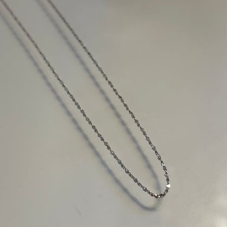 2405NC0249 / Twist chain necklace / Silver925（Silver）