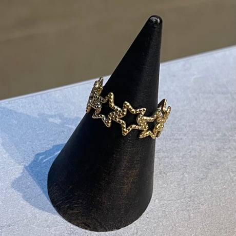 2505RG0627 / Star line motif ring（Gold）