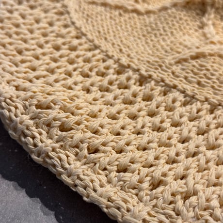 2503HW0079(S) / Wired Knit Bucket Bonnet（Beige）