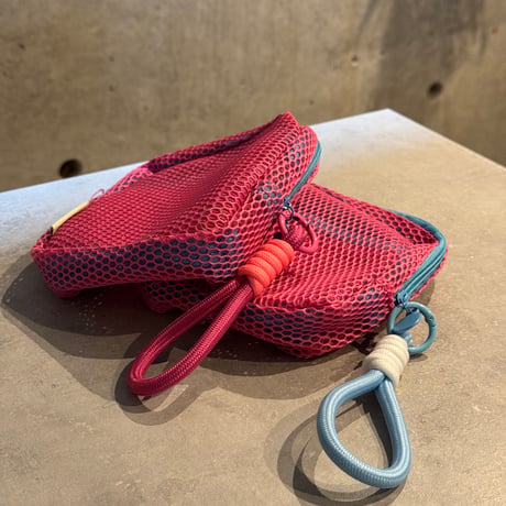 2504GS037(S)/ Multi Mesh Pouch (Pink×Pink)