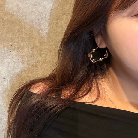 2507PR0795 / Ball hoop pierce（Gold）