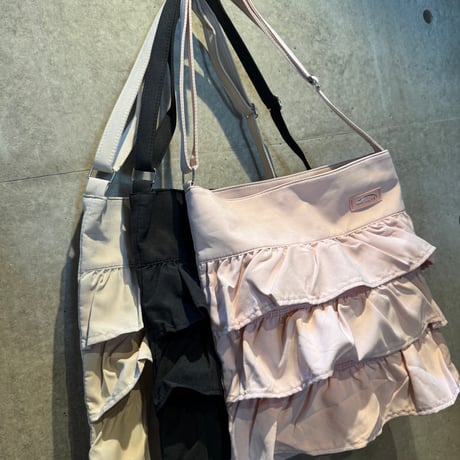 2507BG032(S) / Frill tote bag（Beige）