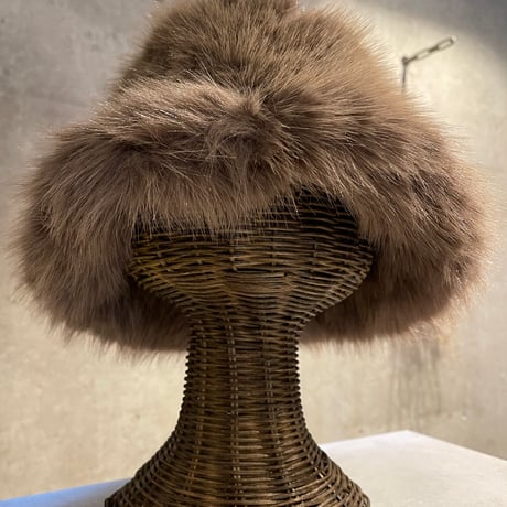 2501HW0070(S)/ Volume fur hat #3（Brown）
