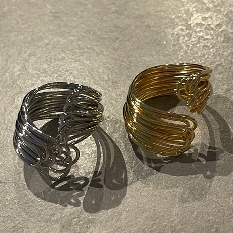 2510RG0683 / Hand Made Wire Ring（Silver）