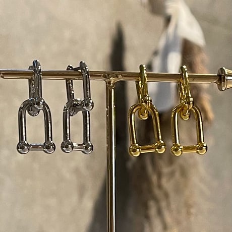 2502PR0746 / U type chain pierce（Gold）