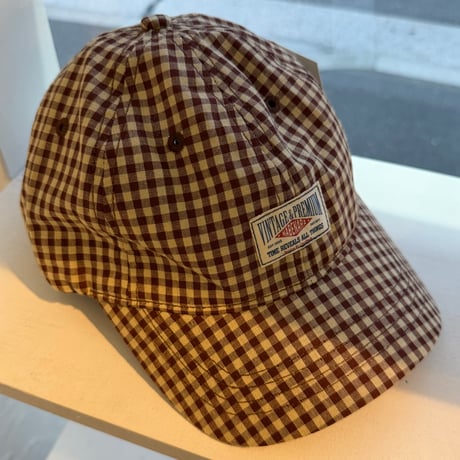 2603HW064(S) / Retro check Cap #02（Brown）
