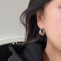 2510PR0821 / Drop hoop Pierce（Silver）