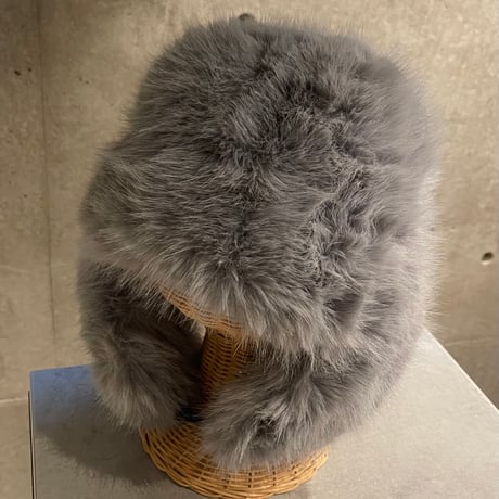 2510KC130104(S) / 2way volume flight fur cap（Gray）