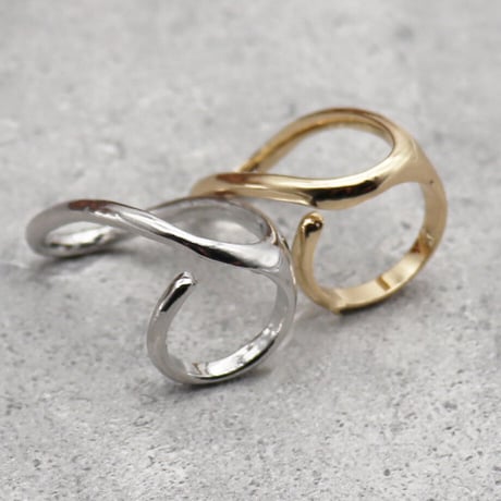 Double finger ring（SILVER） / 2101_RG0054