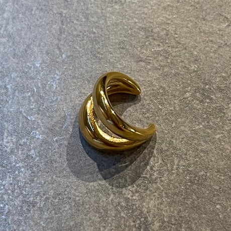 2601EC033 / Double line Earcuff（Gold）