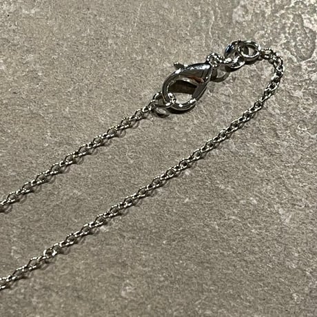 2502NC0285 / Twist heart motif Necklace（Silver）