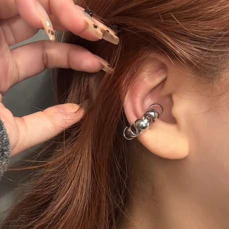 23SSEC002 / Spiral Ear Cuff（Silver）