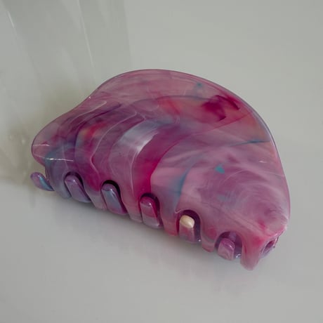 2606HA0089(S)/ Marble color Hair Clip（Purple）