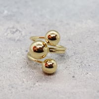 Small ball ring（GOLD） /  2104_RG036