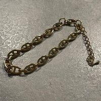 2503BR0074 / Mantel design chain Bracelet（Gold）