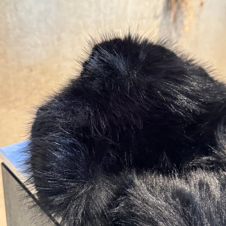 2412SL11047BK(S)/ Volume flight fur cap（Black）