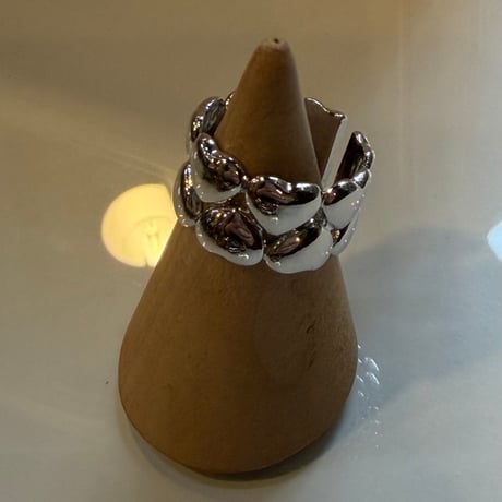 2605RG0786 / Double heart line ring（Silver）
