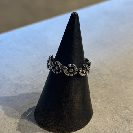 2506RG0640 /Daisy flower ring（Silver）