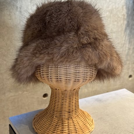 2510KC1022(S) / Mix Fur Hat（Beige/Brown）