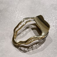 Metal wave Hair clip（Gold）/ HA-134