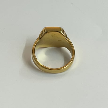 【Select】IM24AC_RG001 / Square plate ring（Gold）