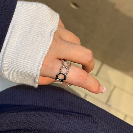 2504RG0613 / nuance oval  ring（Silver）