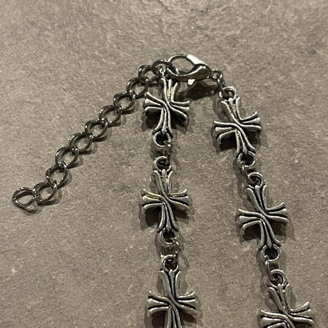 2510BR0098 / Cross chain Bracelet（Silver/20cm）