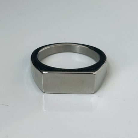 【Select】IM25AC_RG023 / Simple squarer ring（Silver）