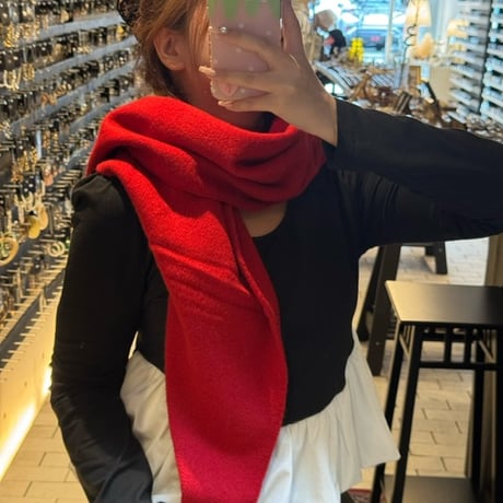 2509GS042(S)/Knit Triangle Stall(Red)