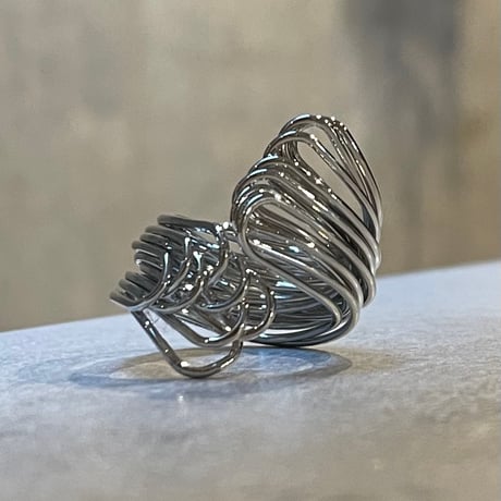 2510RG0683 / Hand Made Wire Ring（Silver）
