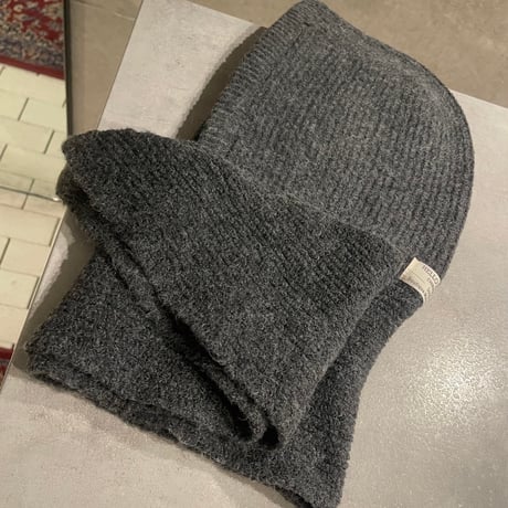 2512HW056#B(S)/ Hoodie muffler（Gray）
