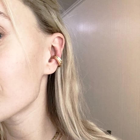 Round Circle Ear Cuff （SILVER）  / EC-031