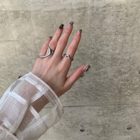 Double finger ring（GOLD） / 2101_RG0054