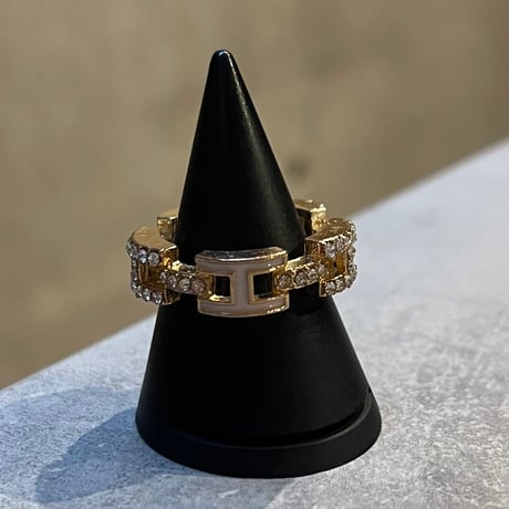 2510RG0681 / Connect Stone Ring（Gold）