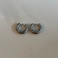 2506PR0792#A  / Stainless hoop pierce / 5mm 2cm（Silver）