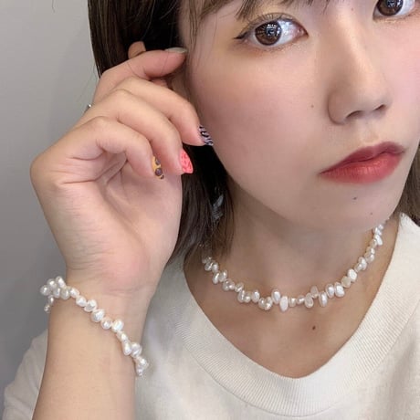 Baroque Pearl  Bracelet / 2105-BR048