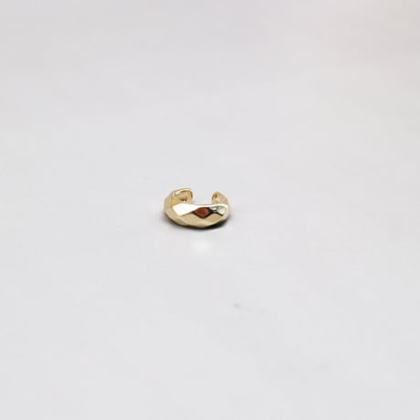 Rhombus cut design Small Earcuff （Gold） / EC085