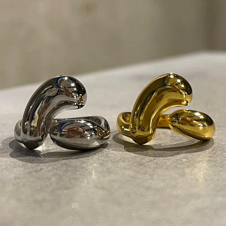 2412RG0552 / Length asymmetry volume ring（Gold）