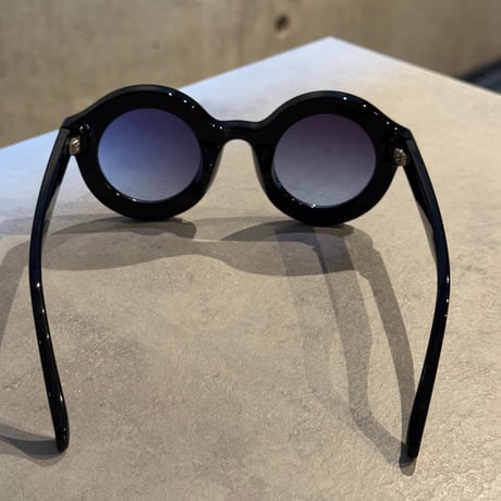 SE25SG_CA021（S） /  Round Sunglasses (Black/Blue）