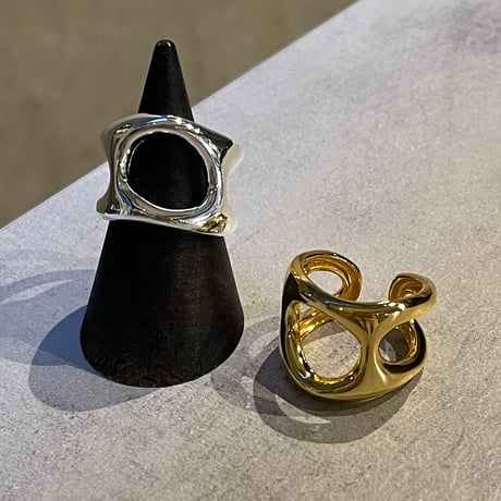 2501RG0562 / Irregular Hole ring（Silver）