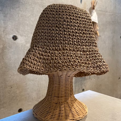 2505HW0092(S)/ Cotton bucket hat（Brown）