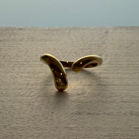 2605RG0799 / Asymmetry drop ring（Gold）
