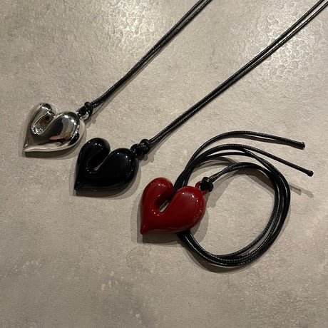 2411NC0269 / Volume heart choker（Silver）