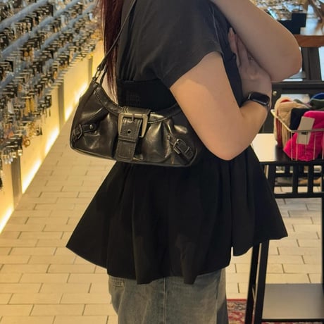 2507BG034(S)/ Mini Shoulder Bag （Black)