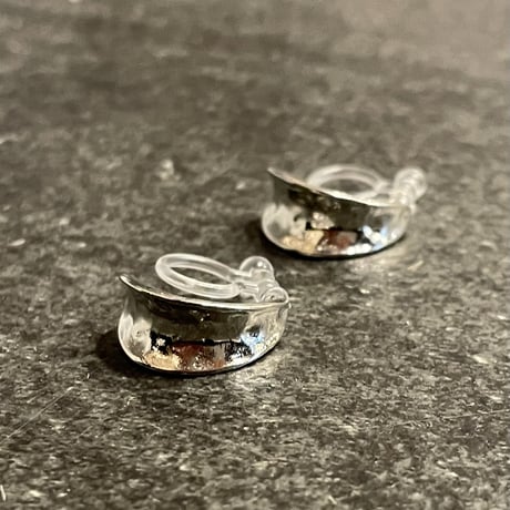 2302_ER0133／Caraft Design Clip Earings（Silver）