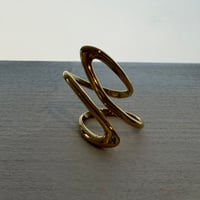 2604RG0781 / Asymmetry twist ring（Gold）