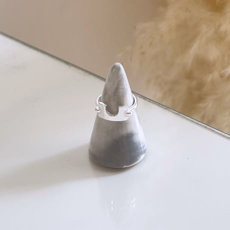 2308RG0308 / U plate design ring （Silver）