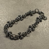 IM25AC_BRL013 / Cross design chain bracelet（Silver）