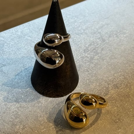 2506RG0650 /Cross big drop ring（Gold）