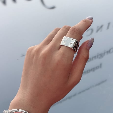 2605RG0791 / Square craft ring（Silver）